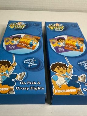 Nickelodeon Diego Go Fish & Crazy Eights Card Game Set - Blue